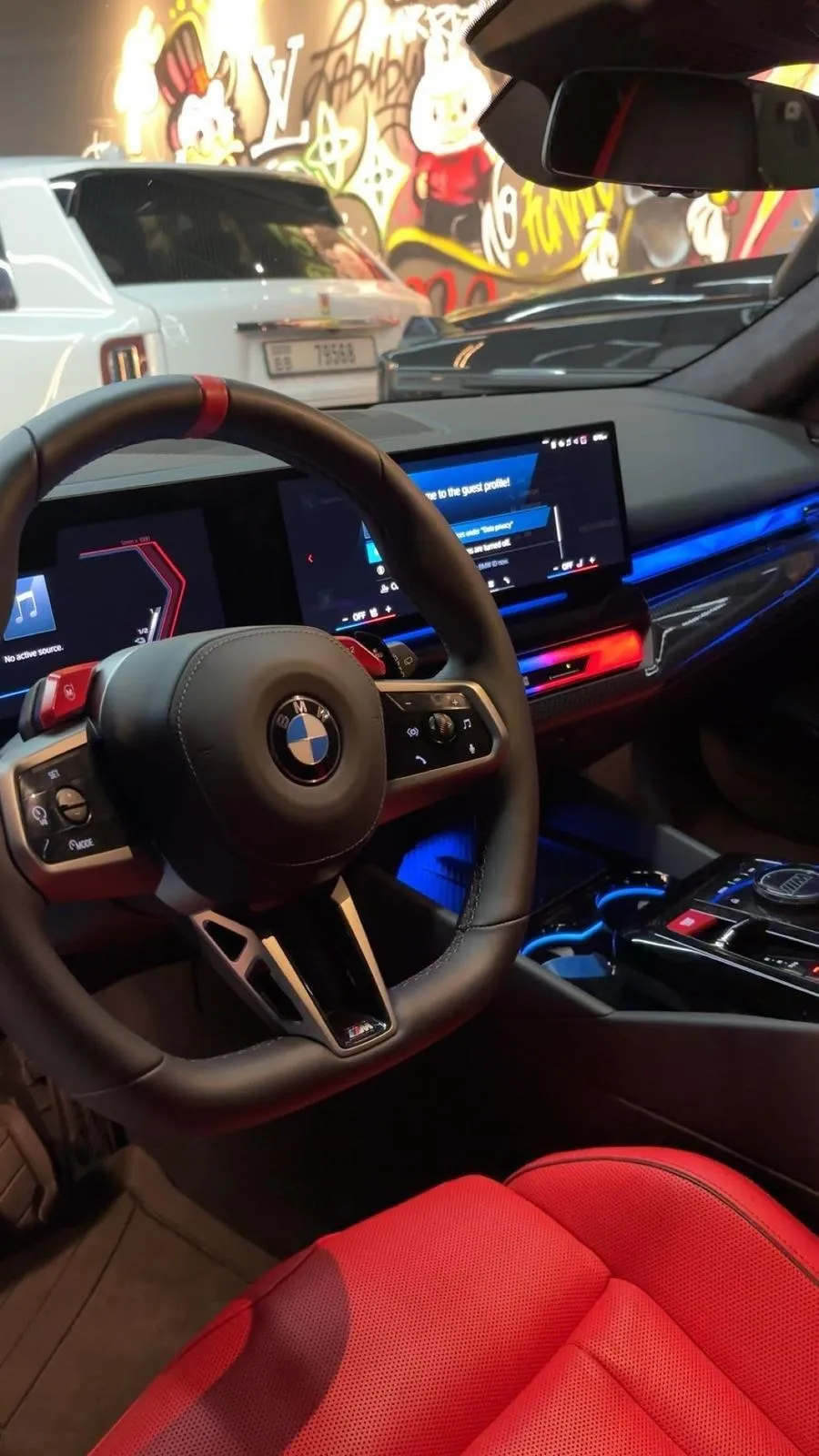 BMW M5, poste de conduite