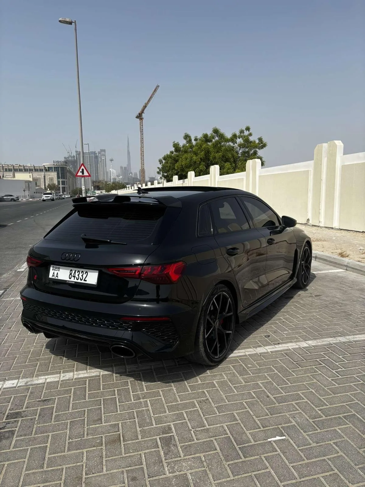 Audi RS 3 Sportback, trois-quarts arrière