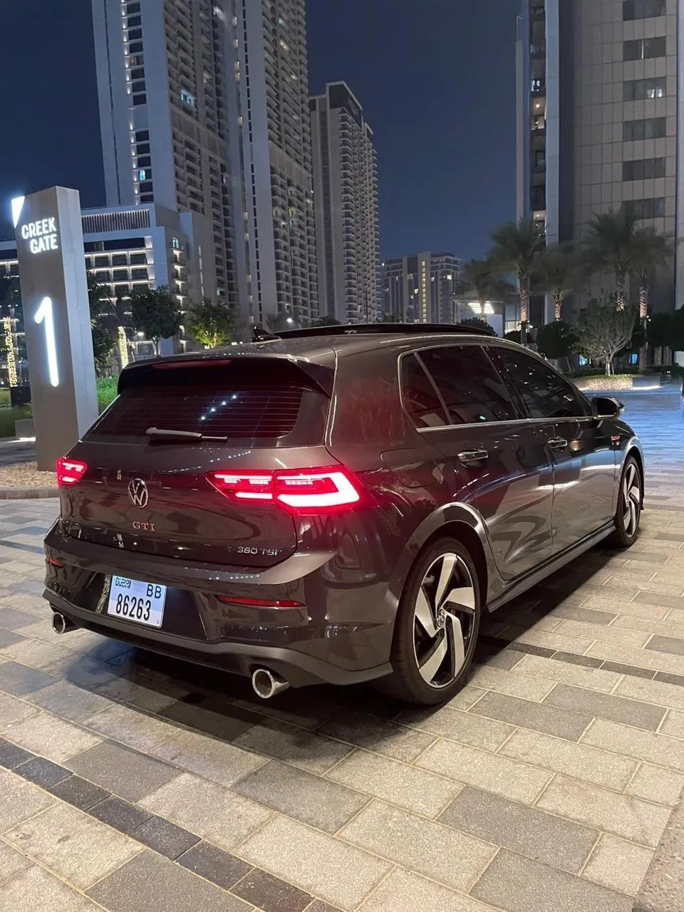 Volkswagen Golf, trois-quarts arrière
